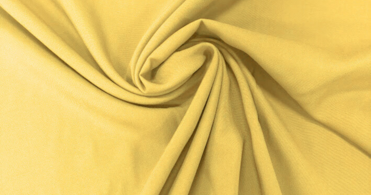 Viscoes Rjc 100% viscose zacht geel - Driessen Fabrics