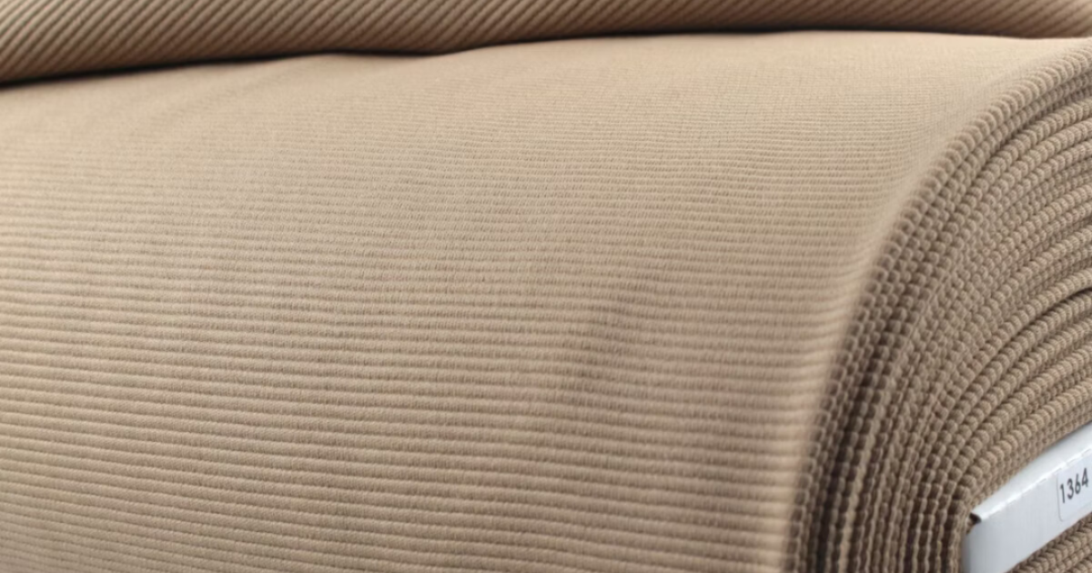 Ottoman rib jersey camel | €8.95 - Driessen Stoffen