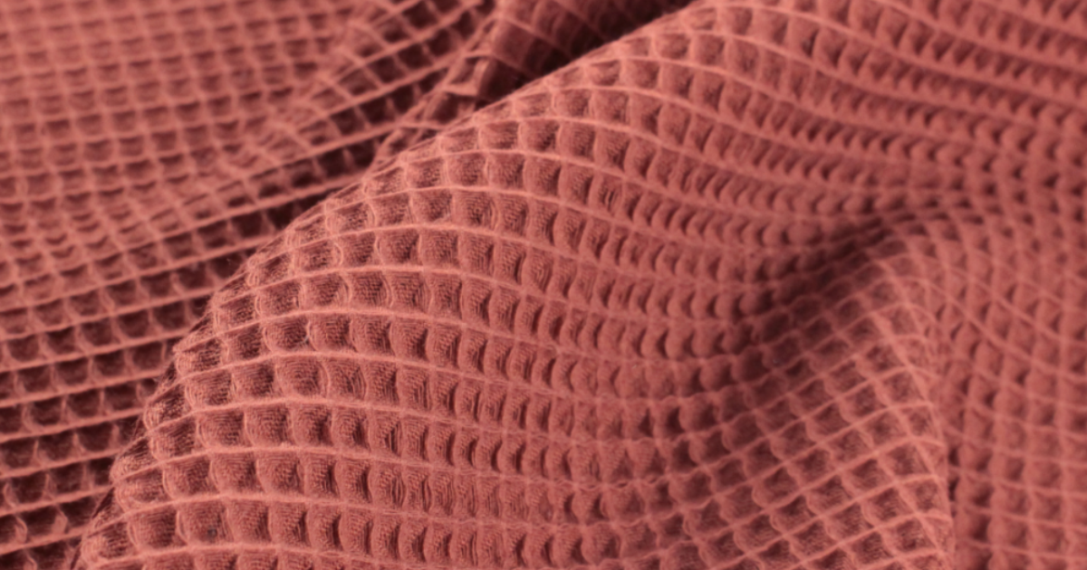 Wrap top - katoen- stretch- steenrood main image 0