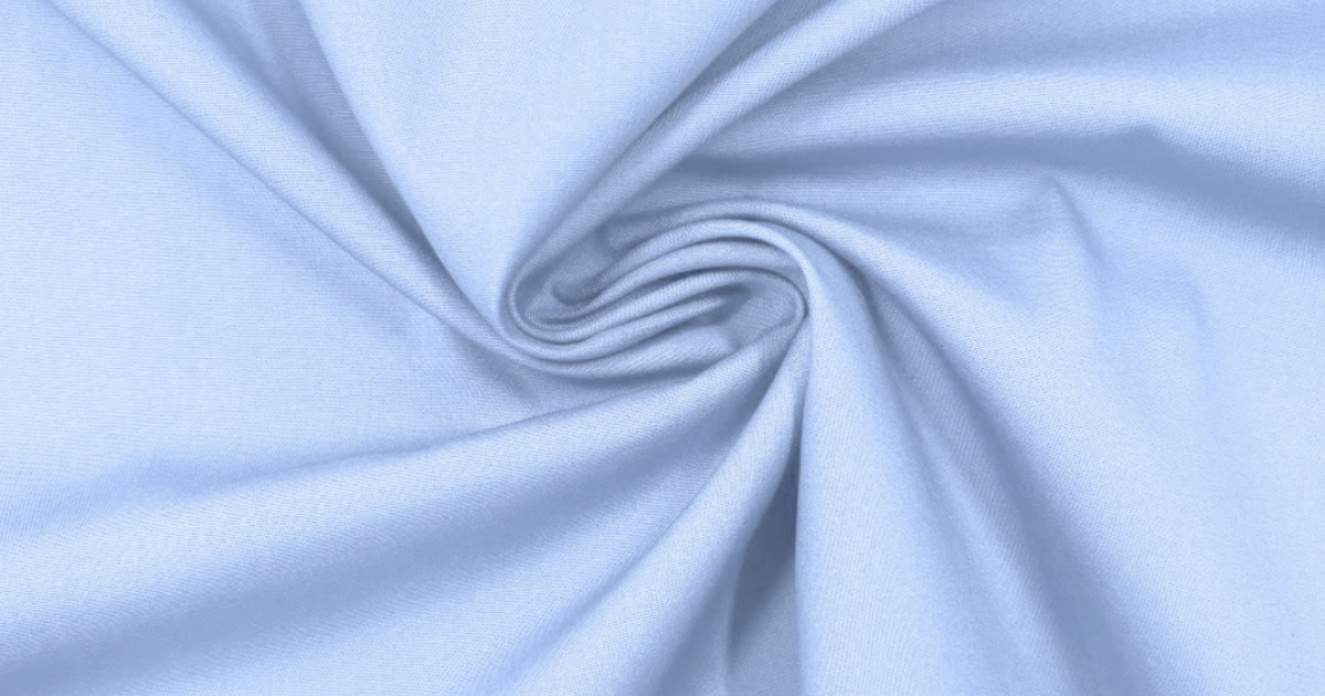 Cotton Poplin Fabric Light Blue - Driessen Fabrics