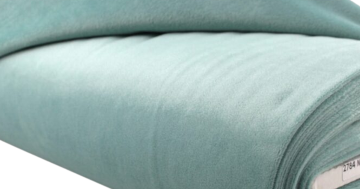 Tissu Polaire Vert - Plus D'un Mètre De Longueur - Idéal Pour Projets DIY, Doublures - Neuf