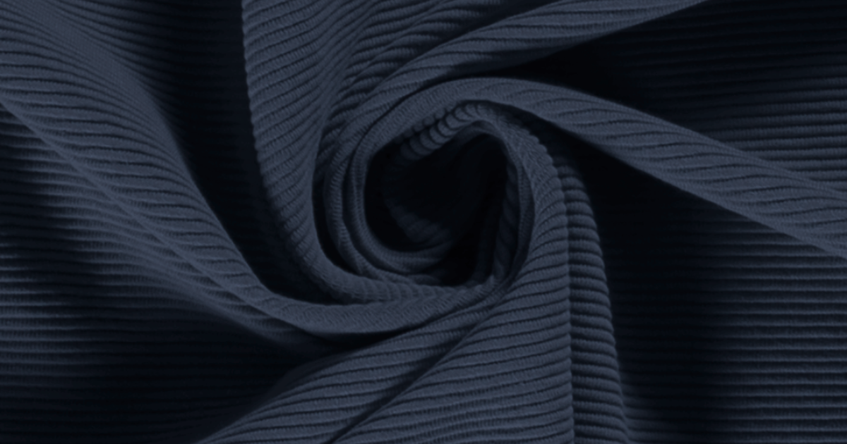 Ottoman rib jersey donkerblauw | €8.95 - Driessen Stoffen