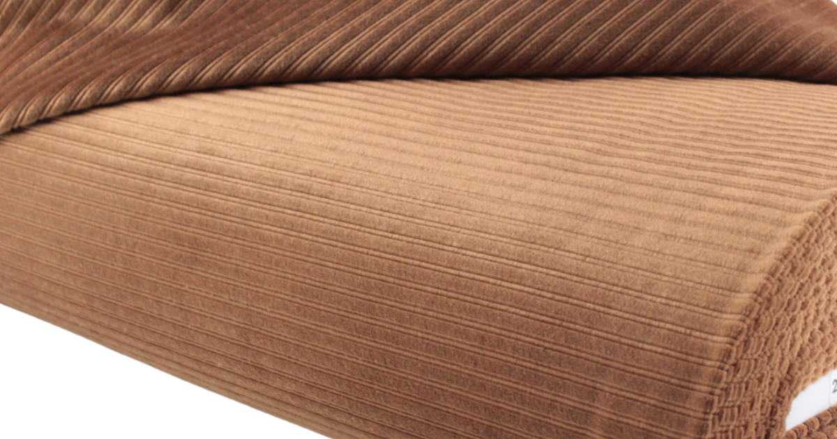 Jersey velvet rib cognac | €4.95 - Driessen Stoffen